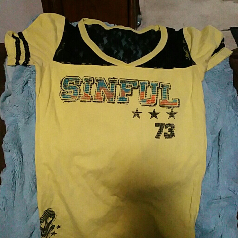 Women's sinful shirt